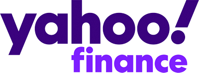 The logo for Yahoo Finance, featuring the word "Yahoo!" in bold purple letters and "finance" in a lighter purple beneath it.