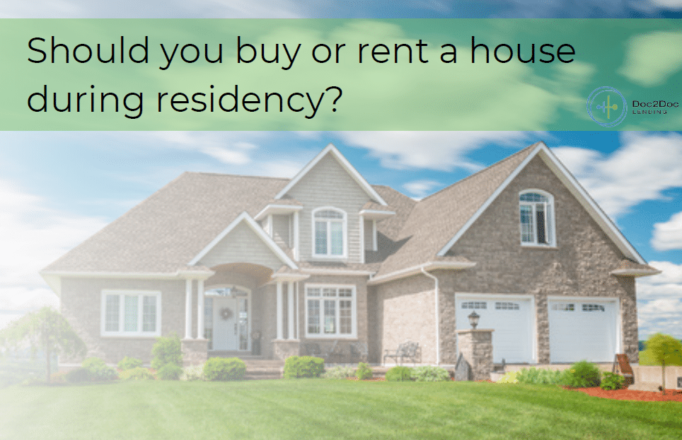 A large brick house with a manicured lawn under a blue sky.