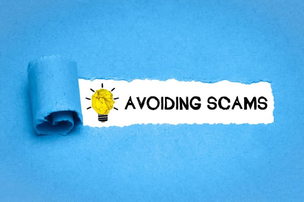 How to avoid scams